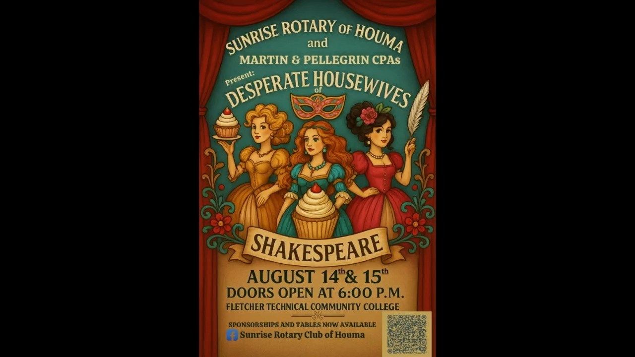 Bayou Time 8/7: "Desperate Housewives" Shakespeare